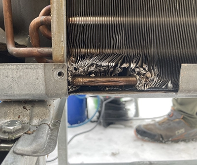 Soojuspumba aurusti remonditööd