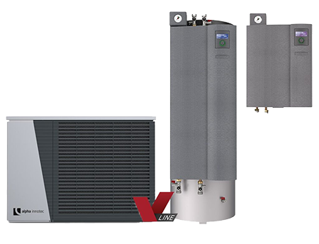 Monoblokk inverter õhk-vesi soojuspump LWA V-Line (Ilma boilerita) 7-11.5kw