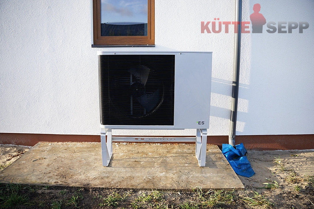 Õhk-vesi soojuspumba paigaldus eramusse Laagris – soojuspumba paigaldus